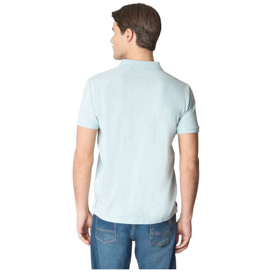 King polo shirt a maniche corte in cotone piquet da uomo U.S. Polo Assn | US43197036103